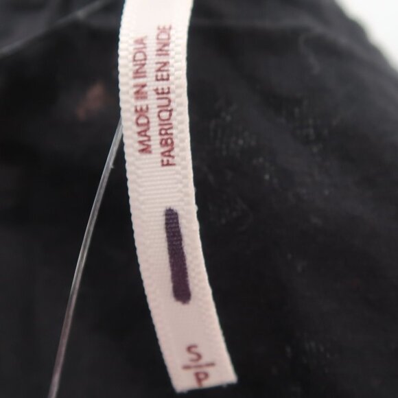 Free People Black/Brown Adjustable Braided Straps Loose Fit Dress, Small NWT - Picture 5 of 10